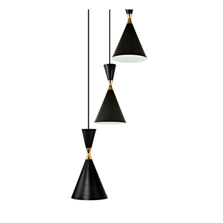 ไฟช่อ CARINI P249270-3B สีดำ/ทอง/ขาว 3 หัว_1