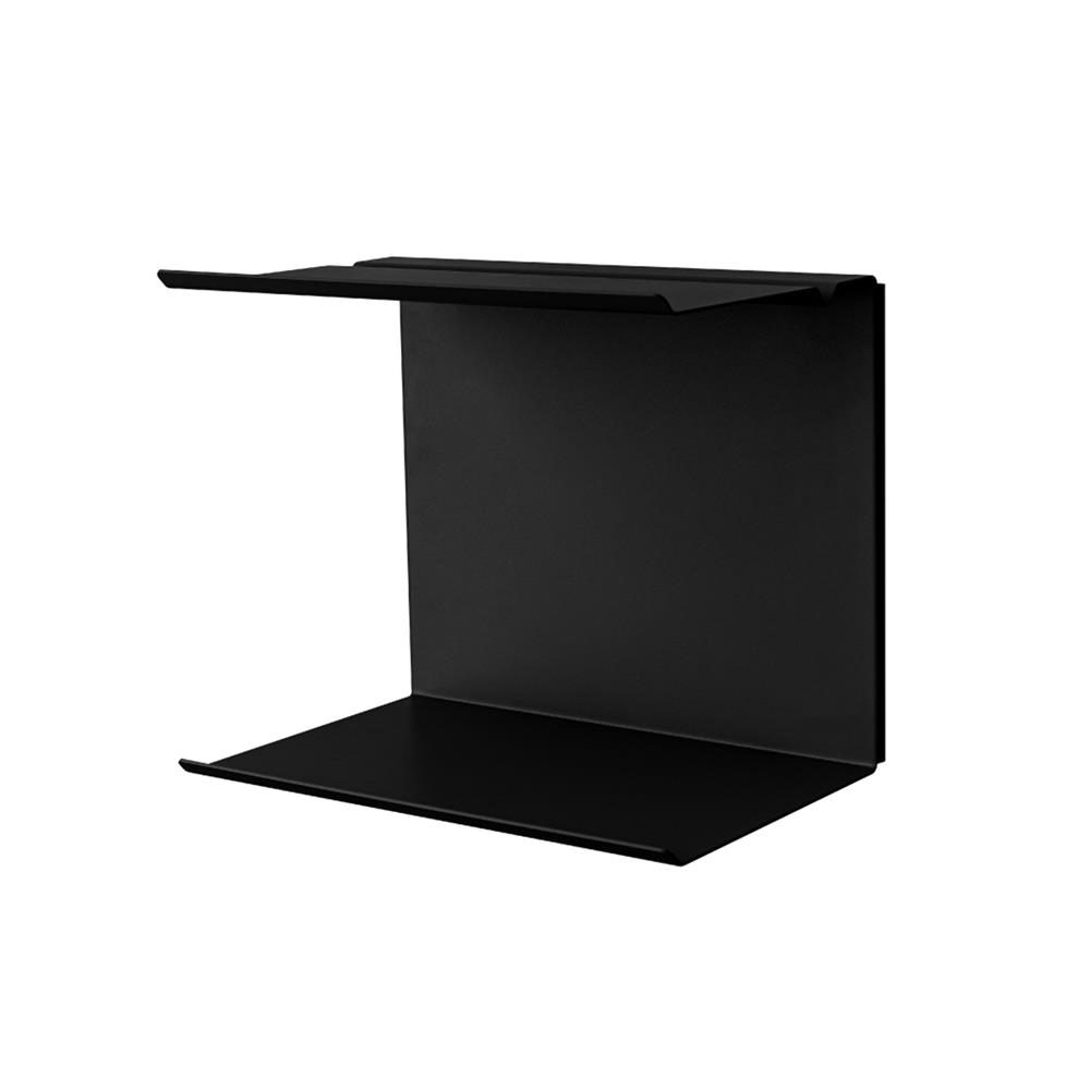 แผ่นชั้นวางของติดผนัง SPACEMAKER A1-001 30.3X20.4X25.3 ซม. สีดำ