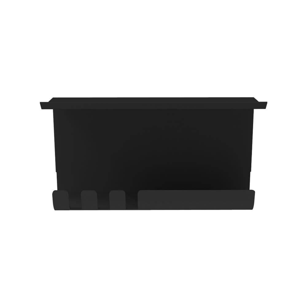 ที่แขวนของติดผนัง SPACEMAKER A1-005-ND ขนาดกลาง สีดำ