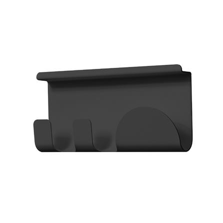 ที่แขวนของติดผนัง SPACEMAKER A1-007-ND ขนาดเล็ก สีดำ_0