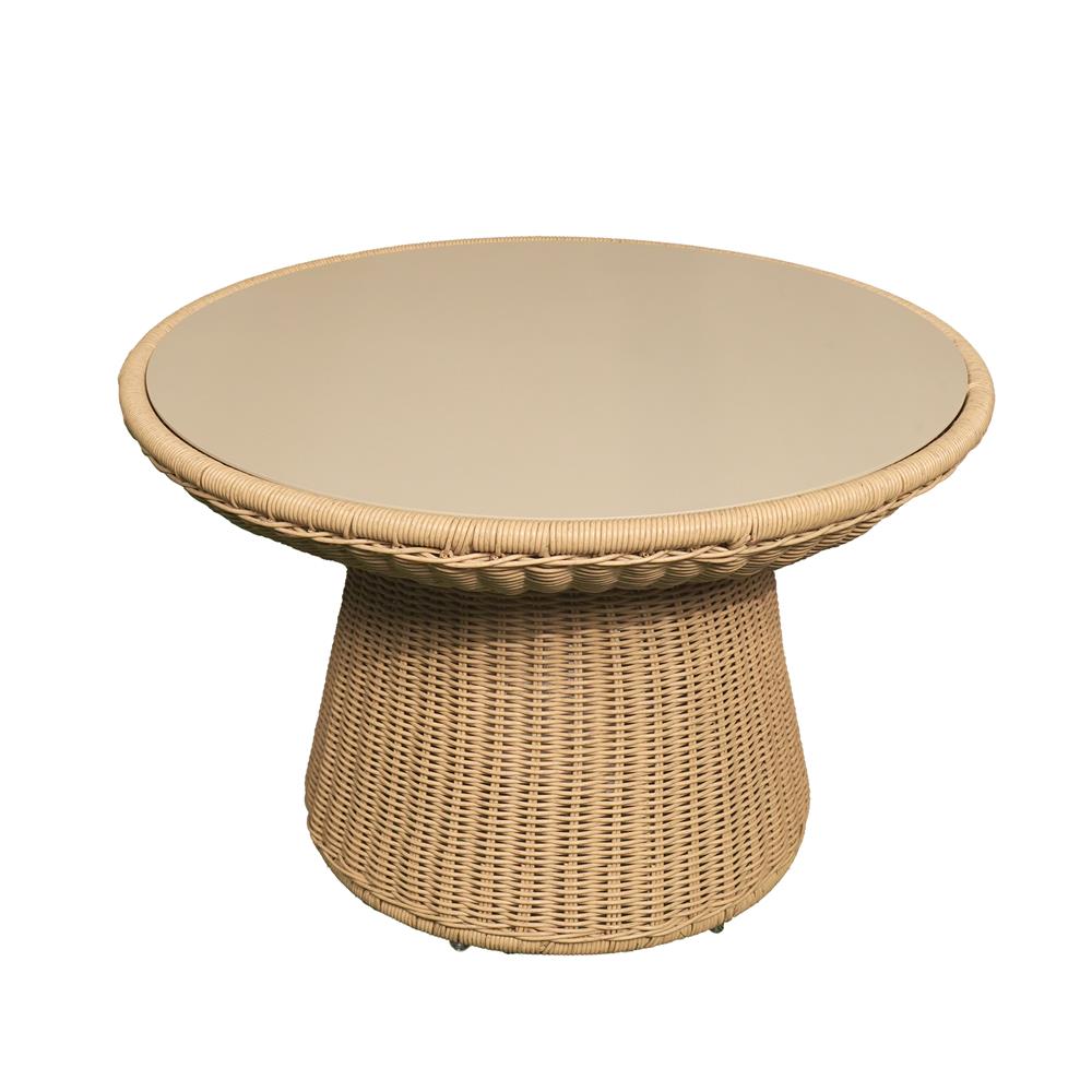 ชุดโซฟาสนาม 4 ที่นั่ง BENETTA NATURAL สีน้ำตาล