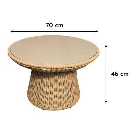 ชุดโซฟาสนาม 4 ที่นั่ง BENETTA NATURAL สีน้ำตาล_7