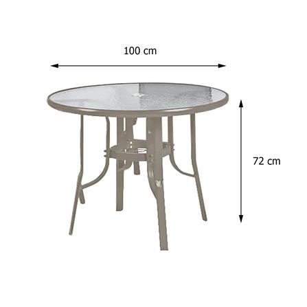 ชุดสนาม 4 ที่นั่ง SPRING VARINA สี TAUPE_11