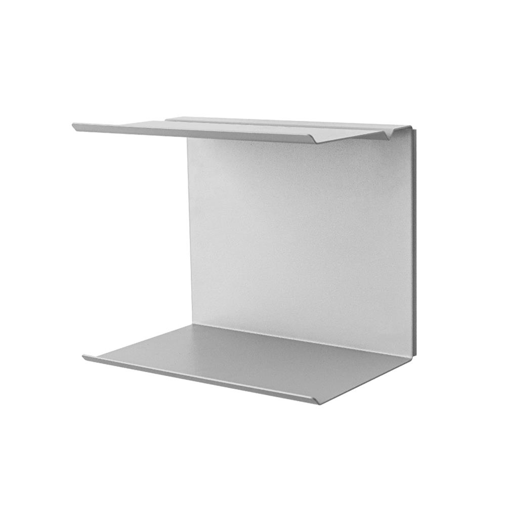 แผ่นชั้นวางของติดผนัง SPACEMAKER A1-001 30.3X20.4X25.3 ซม. สีเทา