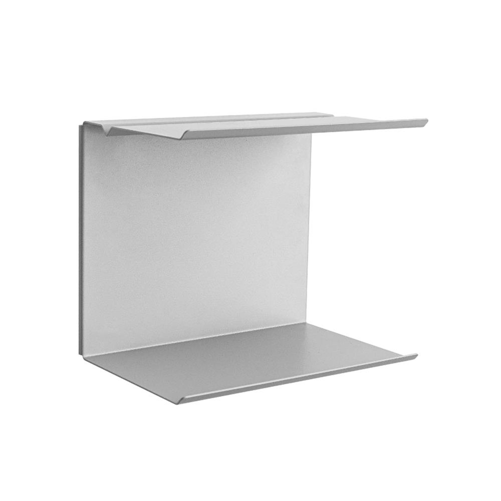 แผ่นชั้นวางของติดผนัง SPACEMAKER A1-001 30.3X20.4X25.3 ซม. สีเทา