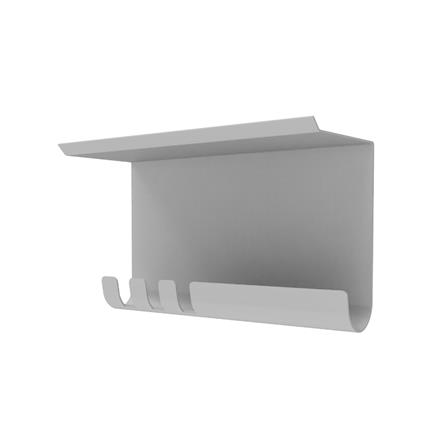 ที่แขวนของติดผนัง SPACEMAKER A1-005-ND ขนาดกลาง สีเทา_0