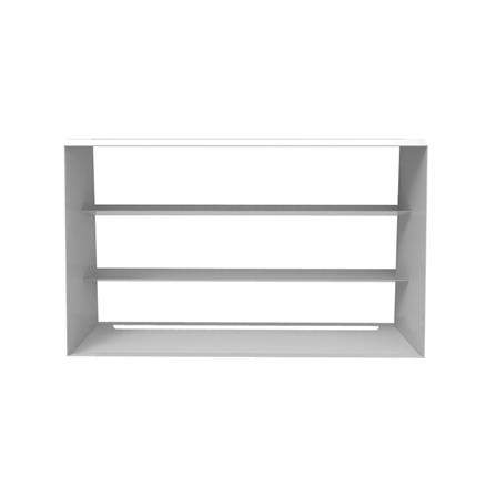 ชั้นวางรองเท้าเหล็ก 3 ชั้น SPACEMAKER A3-005-X-W 80.3X29.2X48.5 ซม. สีขาว_1