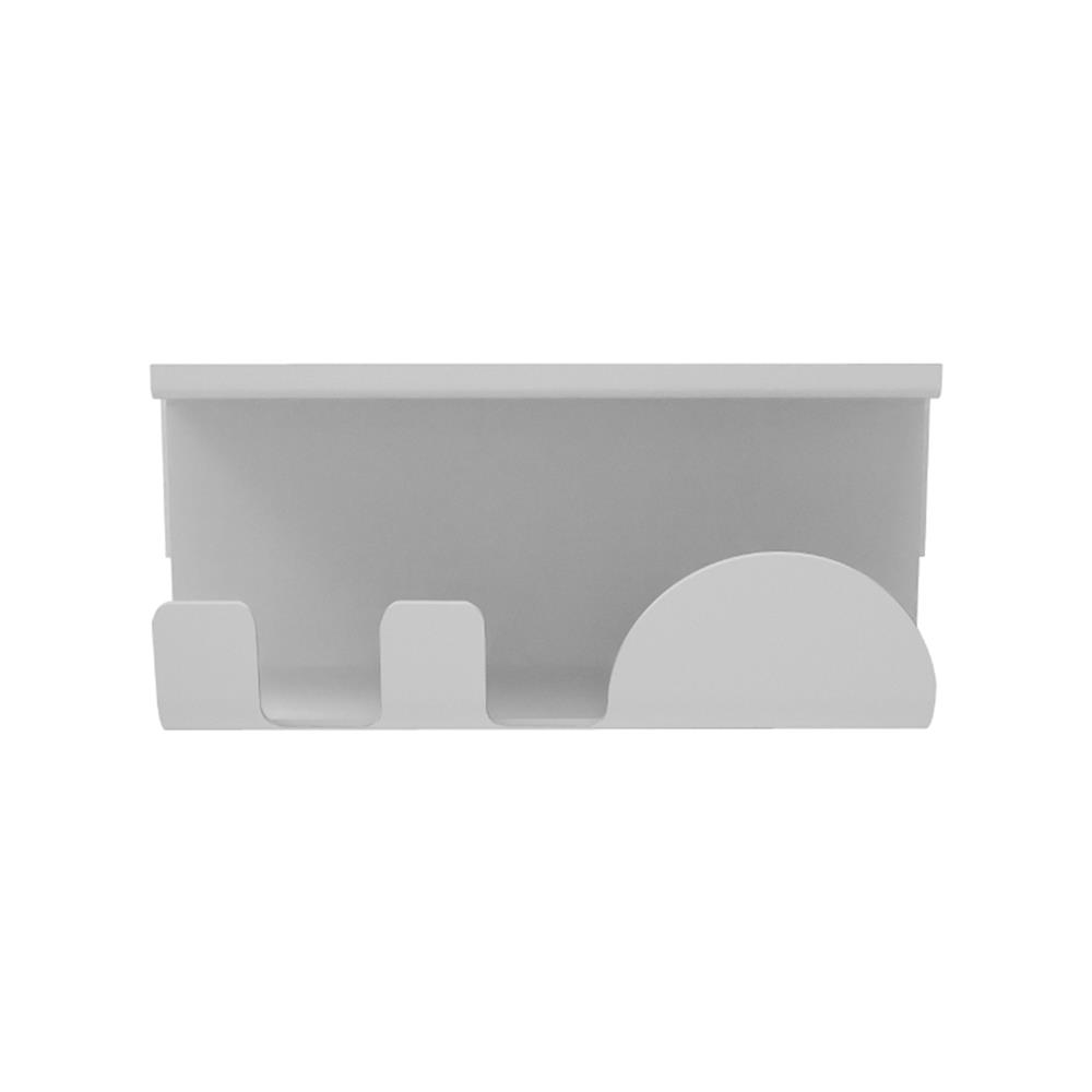 ที่แขวนของเจาะผนัง SPACEMAKER A1-007 ขนาดเล็ก สีเทา