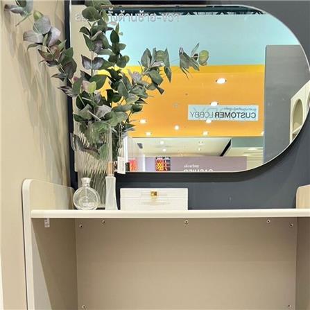 กระจกสำหรับตกแต่ง SB FURNITURE 19225506 90 ซม. สีครีม_4