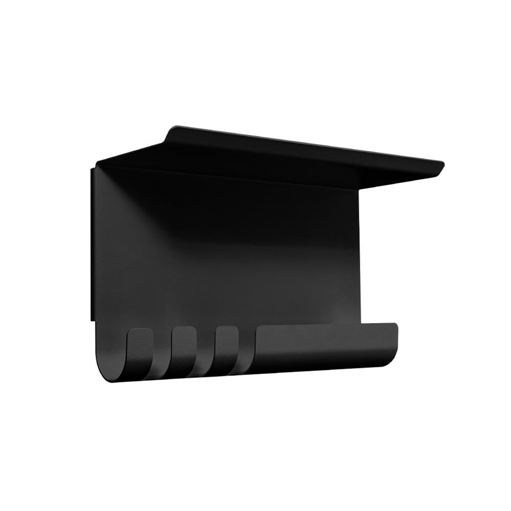 ที่แขวนของเจาะผนัง SPACEMAKER A1-005 ขนาดกลาง สีดำ