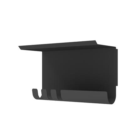 ที่แขวนของเจาะผนัง SPACEMAKER A1-005 ขนาดกลาง สีดำ_0