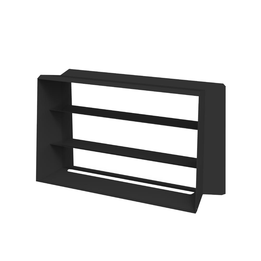 ชั้นวางรองเท้าเหล็ก 3 ชั้น SPACEMAKER A3-005-X-B 80.3X29.2X48.5 ซม. สีดำ