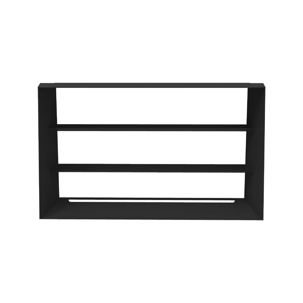 ชั้นวางรองเท้าเหล็ก 3 ชั้น SPACEMAKER A3-005-X-B 80.3X29.2X48.5 ซม. สีดำ