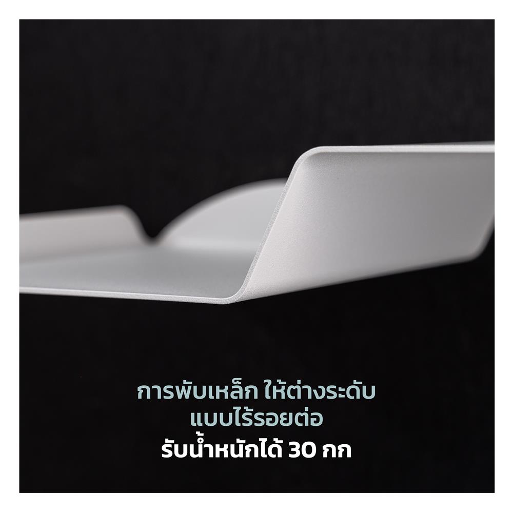 หิ้งพระติดผนังเหล็ก SPACEMAKER 66.4X22.7X8.9 ซม. สีขาว