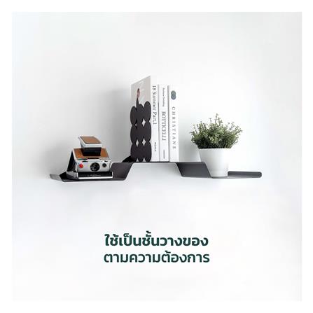 หิ้งพระติดผนังเหล็ก SPACEMAKER 66.4X22.7X8.9 ซม. สีขาว_1