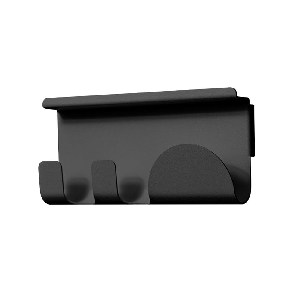 ที่แขวนของเจาะผนัง SPACEMAKER A1-007 ขนาดเล็ก สีดำ