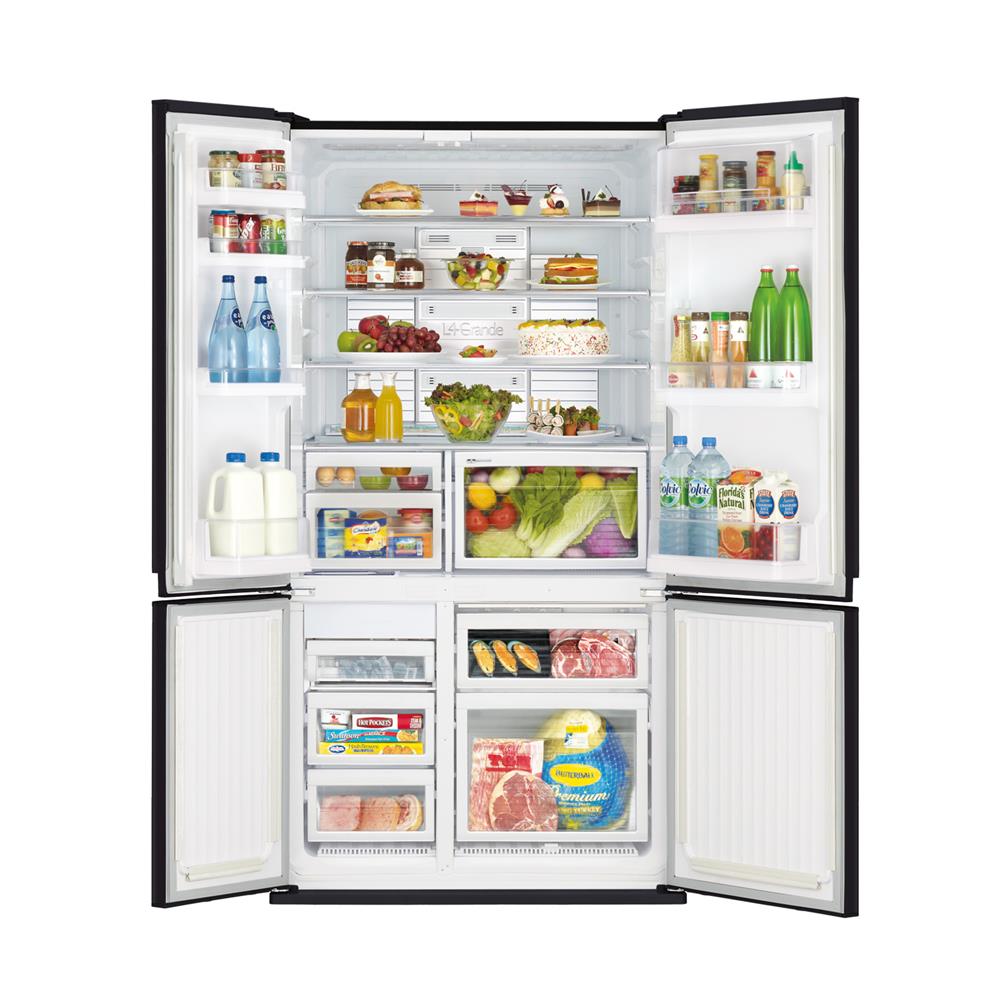ตู้เย็น MULTI DOOR MITSUBISHI MR-LA70EY-GBK 22.4 คิว กระจกดำ