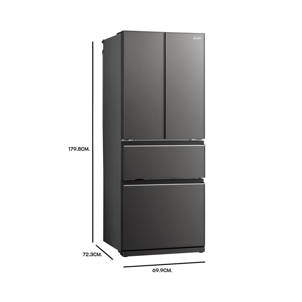ตู้เย็น MULTI DOOR MITSUBISHI MR-LX50EY-GDS 15.6 คิว กระจกเทา