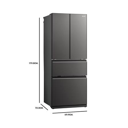 ตู้เย็น MULTI DOOR MITSUBISHI MR-LX50EY-GDS 15.6 คิว กระจกเทา_4