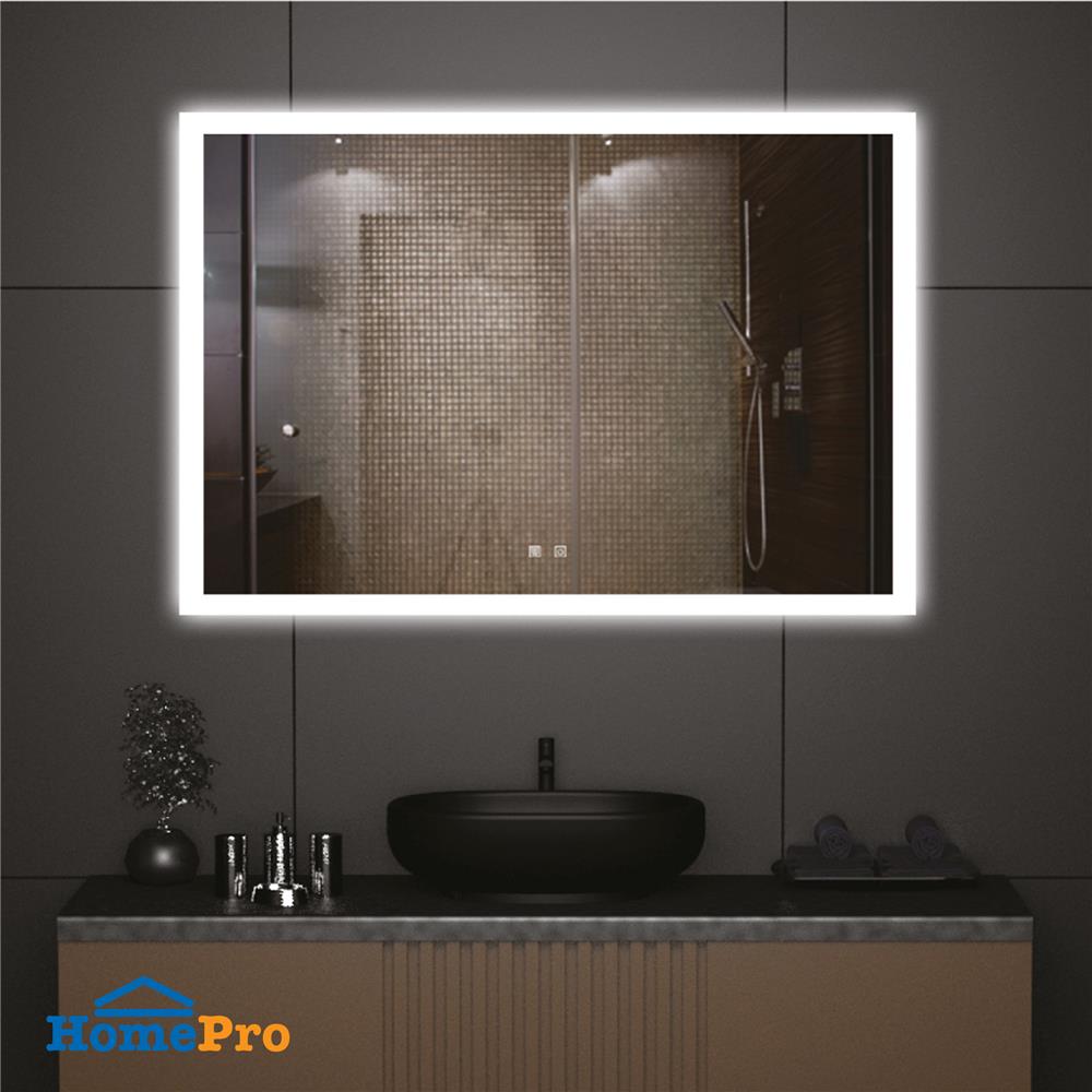 กระจกเงาตกแต่ง LED WSP MLD2-4 100x80 ซม.