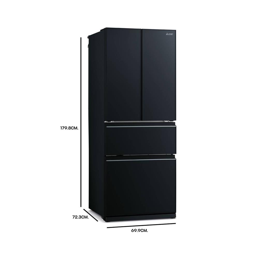 ตู้เย็น MULTI DOOR MITSUBISHI MR-LX50EY-GBK 15.6 คิว กระจกดำ