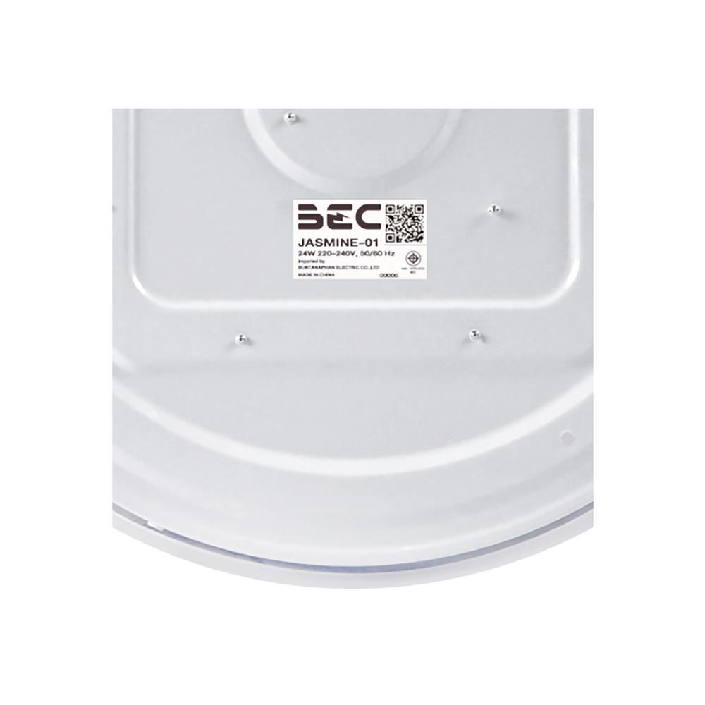 ไฟเพดาน LED BEC JASMINE-01 15 นิ้ว 24 วัตต์ DAYLIGHT สีขาว