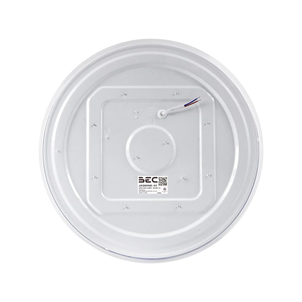 ไฟเพดาน LED BEC JASMINE-01 15 นิ้ว 24 วัตต์ DAYLIGHT สีขาว