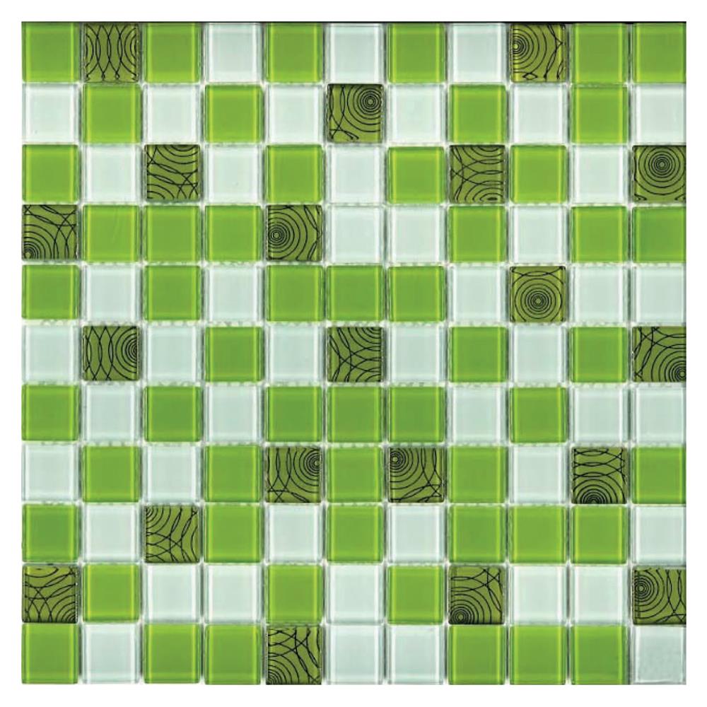 โมเสคแก้ว 30x30 ซม. DURAGRES ดิซซี่ กรีน