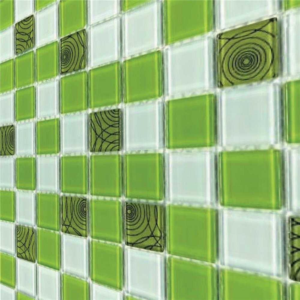 โมเสคแก้ว 30x30 ซม. DURAGRES ดิซซี่ กรีน