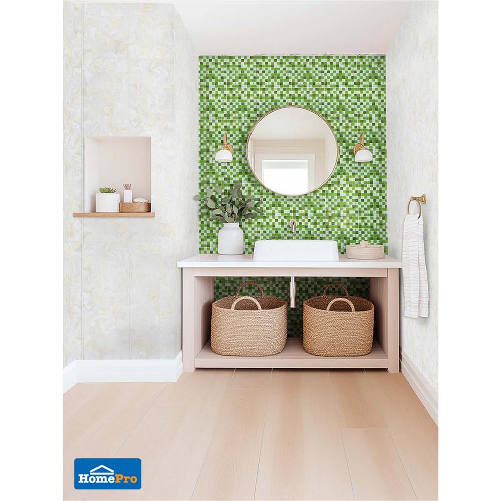 โมเสคแก้ว 30x30 ซม. DURAGRES ดิซซี่ กรีน