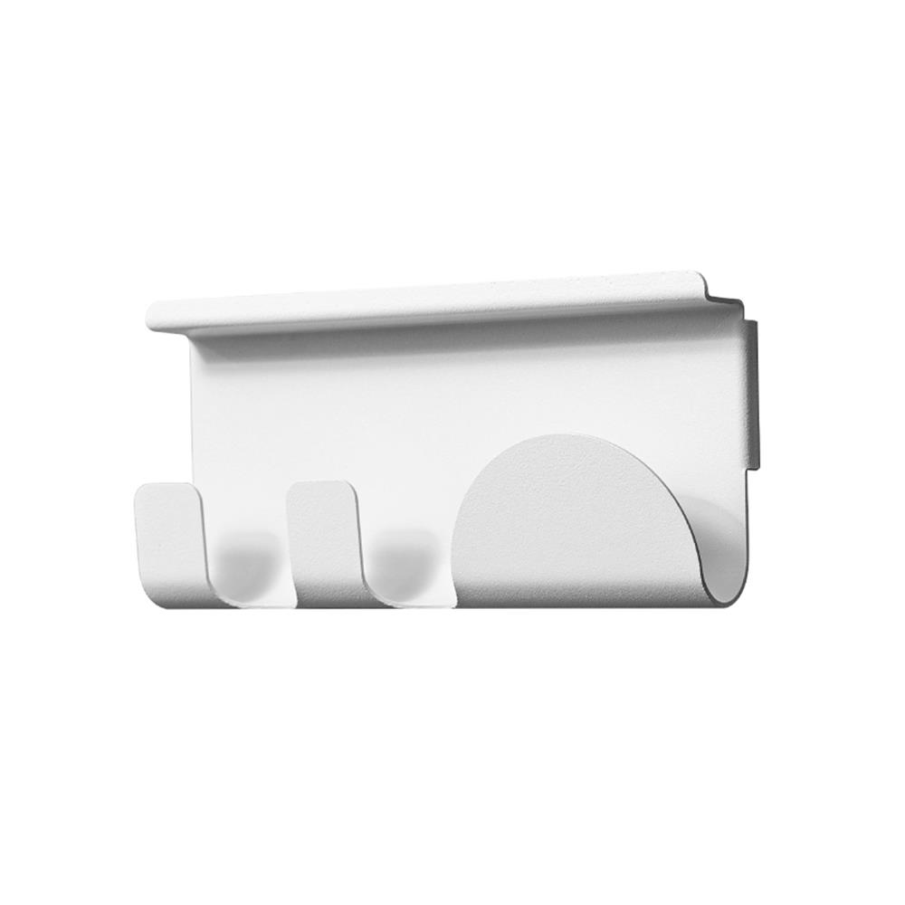 ที่แขวนของเจาะผนัง SPACEMAKER A1-007 ขนาดเล็ก สีขาว