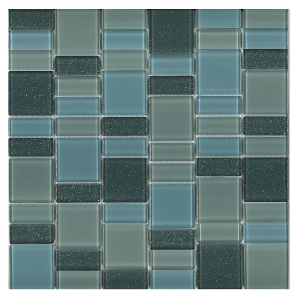 โมเสคแก้ว 30x30 ซม. DURAGRES สโมคกี้ เทา