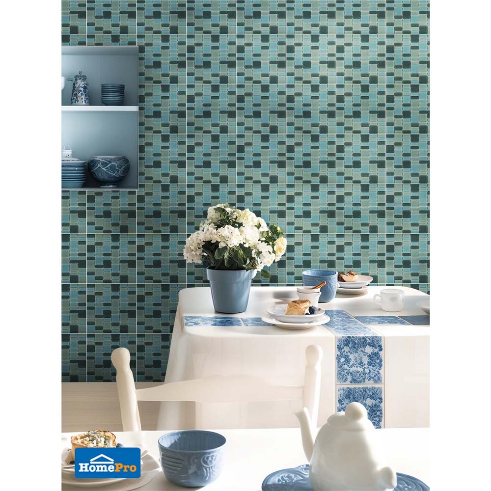 โมเสคแก้ว 30x30 ซม. DURAGRES สโมคกี้ เทา