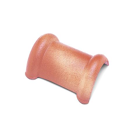 ครอบโค้ง 2 ทาง DURAONE ลอนเศรษฐี 2.4x24.8x33 ซม. สีส้มรุ่งอรุณ_0