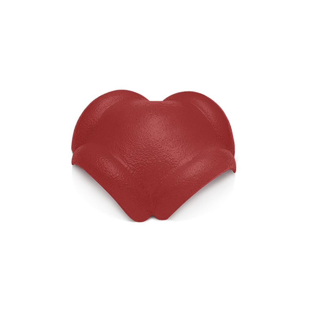 ครอบโค้ง 4 ทาง DURAONE ลอนเศรษฐี 2.4x36.2x36.2 ซม. สีแดงมหาลาภ