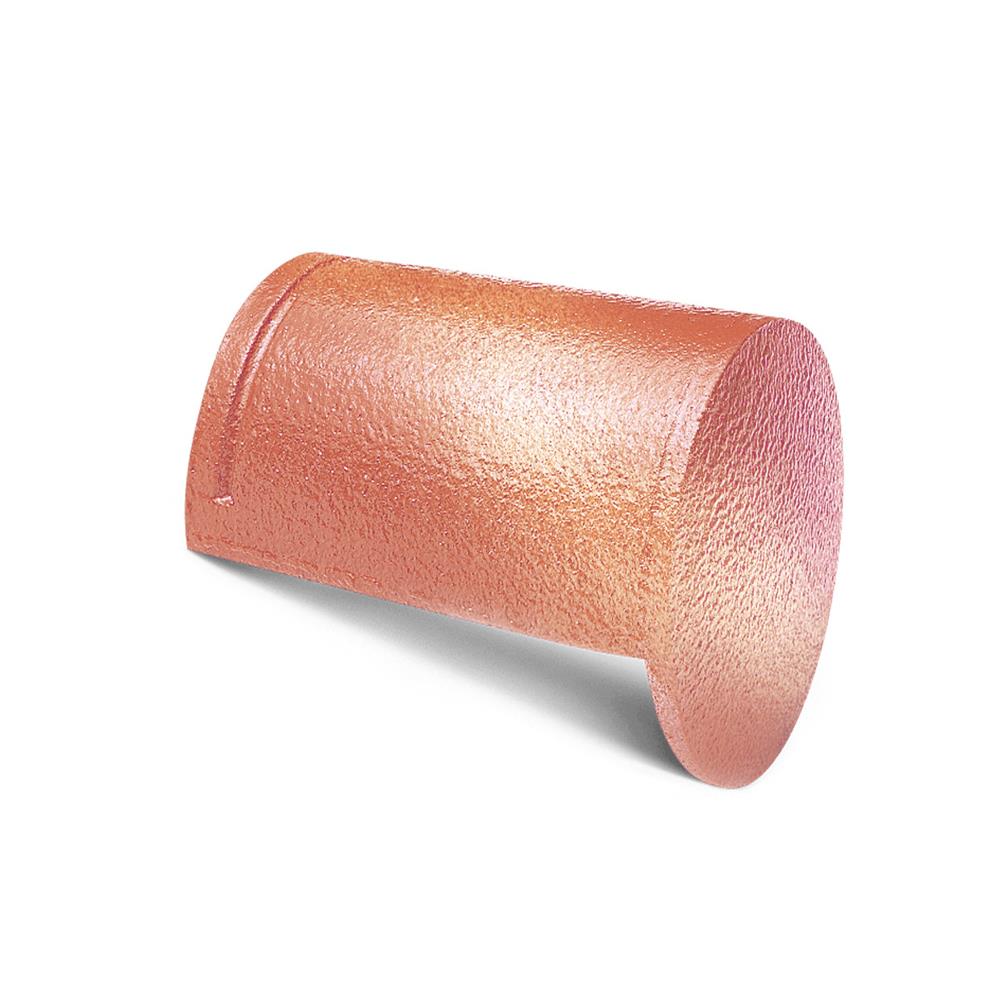 ครอบโค้งปิดจั่ว DURAONE ลอนเศรษฐี 21.7x33x2.4 ซม. สีส้มรุ่งอรุณ