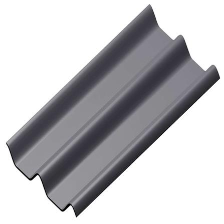 กระเบื้องหลังคา ลอนคู่ DURAONE 50x150x0.5 ซม. สีเทาหมอกเมฆา_0