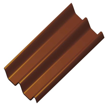 กระเบื้องหลังคา ลอนคู่ DURAONE 50x150x0.5 ซม. สีน้ำตาลมีสุข_0