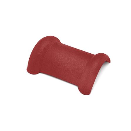 ครอบโค้ง 2 ทาง DURAONE ลอนเศรษฐี 24.8x33x2.4 ซม. สีแดงมหาลาภ_0