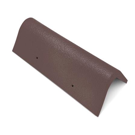 ครอบข้าง DURAONE ลอนเศรษฐี 2.4x19.8x42 ซม. สีน้ำตาลสัมฤทธิ์_0