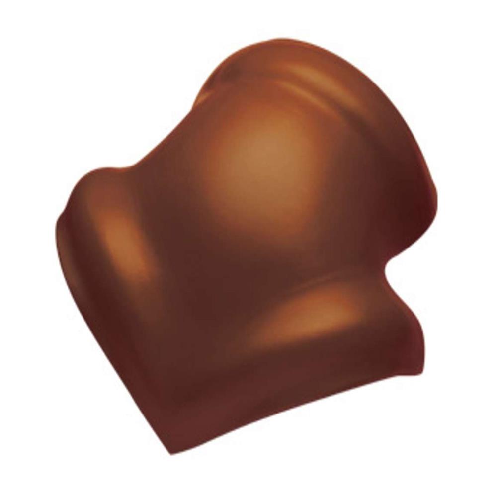 ครอบ 3 ทาง ลอนคู่ DURAONE 42x47 ซม. สีน้ำตาลมีสุข