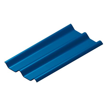 กระเบื้องหลังคาลอนคู่ DURAONE 50x120x0.5 ซม. สีน้ำเงินวาสนา_0