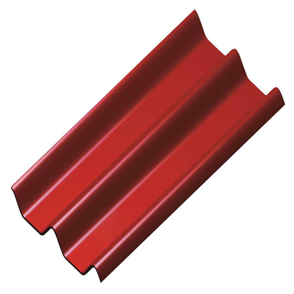 กระเบื้องหลังคา ลอนคู่ DURAONE 50x150x0.5 ซม. สีแดงเศรษฐี