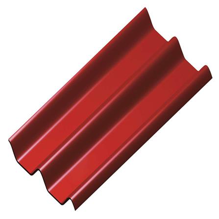 กระเบื้องหลังคา ลอนคู่ DURAONE 50x150x0.5 ซม. สีแดงเศรษฐี_0