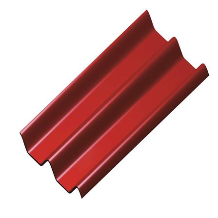 กระเบื้องหลังคา ลอนคู่ DURAONE 50x120x0.5 ซม. สีแดงเศรษฐี_0