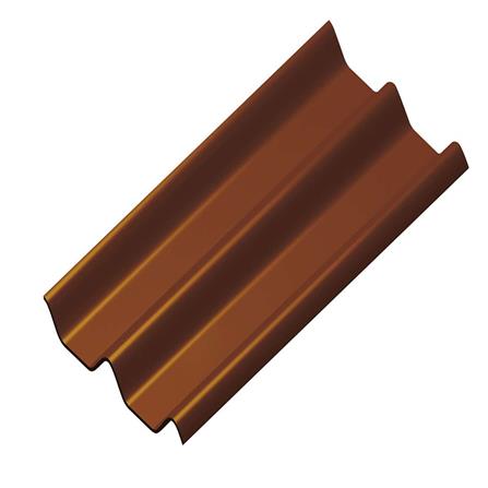 กระเบื้องหลังคา ลอนคู่ DURAONE 50x120x0.5 ซม. สีน้ำตาลมีสุข_0