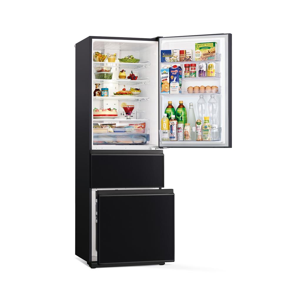 ตู้เย็น 3 ประตู MITSUBISHI MR-CGX42EY-GBK 12.8 คิว กระจกดำ