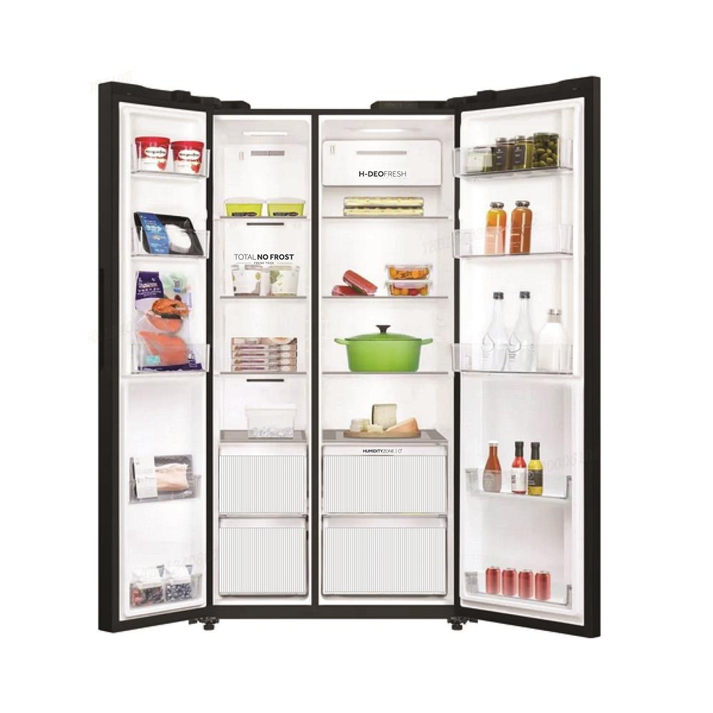 ตู้เย็น SIDE BY SIDE HAIER HRF-SBS569M 20.1 คิว สีดำ