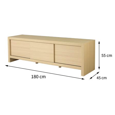 ตู้วางทีวี FURDINI TUSCANI 180 ซม. สี NT OAK_10