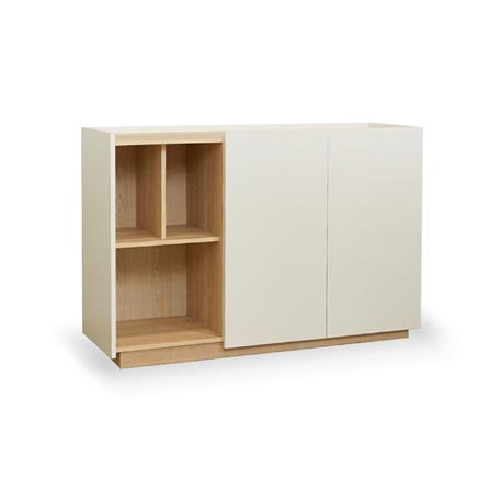 ตู้เตี้ยบานผสม FURDINI MOBILLE 120 ซม. สีขาว/ออทตาวา_2